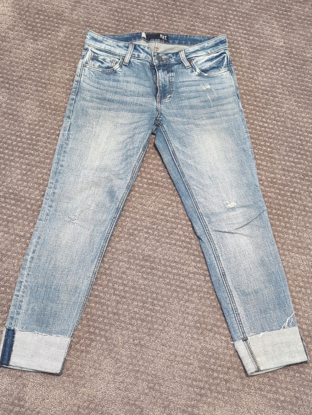 Kut From The Kloth Catherine Boyfriend Jeans Beauties Wash Size 0